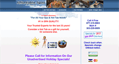 Desktop Screenshot of affordablespas.com